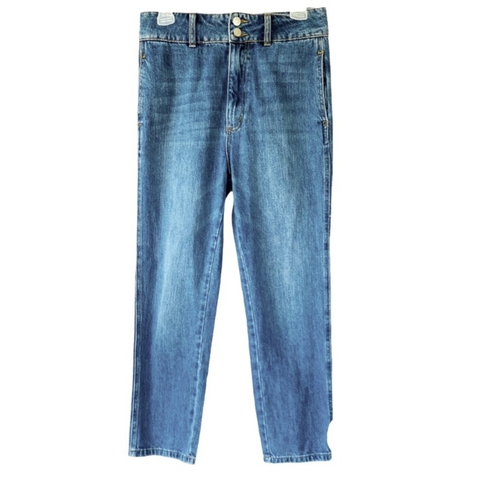 BDG Urban Outfitters Mom Jeans Double Button High Waist Ankle/Cropped Baggy 27